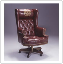 Judges Chair with Texas State Seal